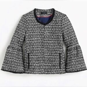 J. Crew Lady Day Tweed Jacket Size 4 NWOT